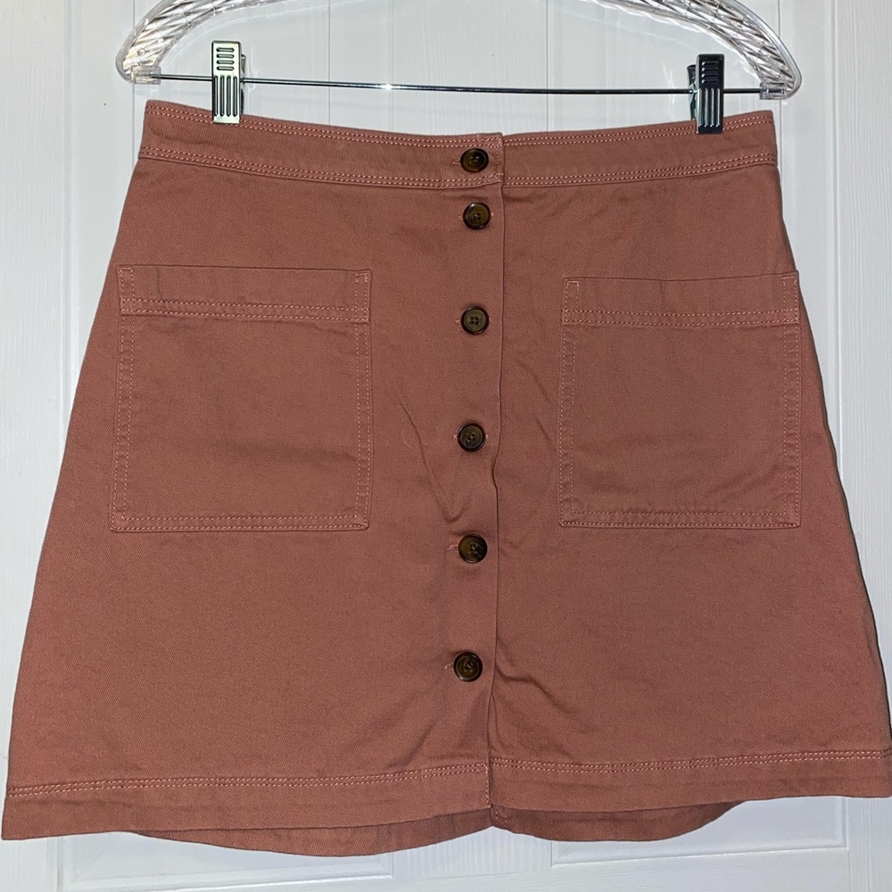 Old Navy Size 8, 100% Cotton Button Up Skirt NWOT